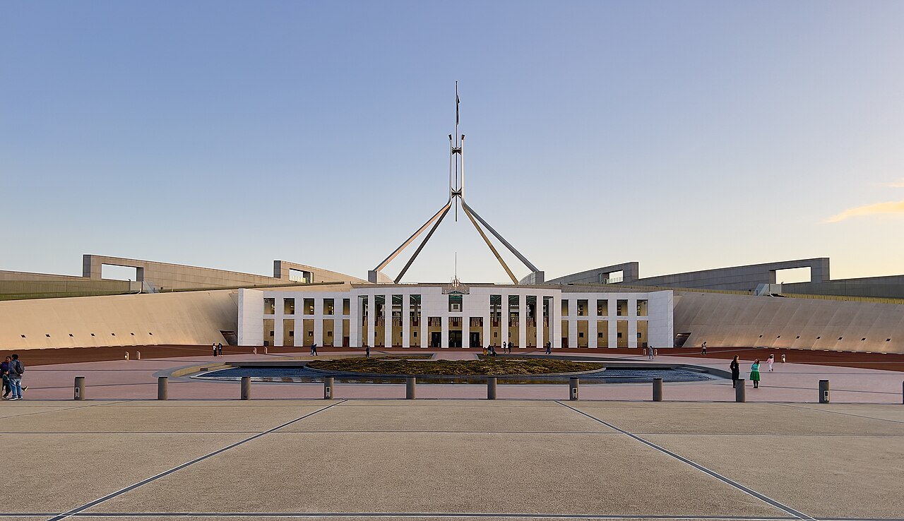 Australian Parliament House in Canberra, Australia