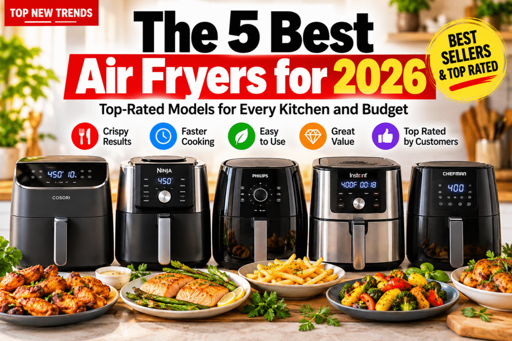 Five best air fryers for 2026 - Top New Trends buying guide